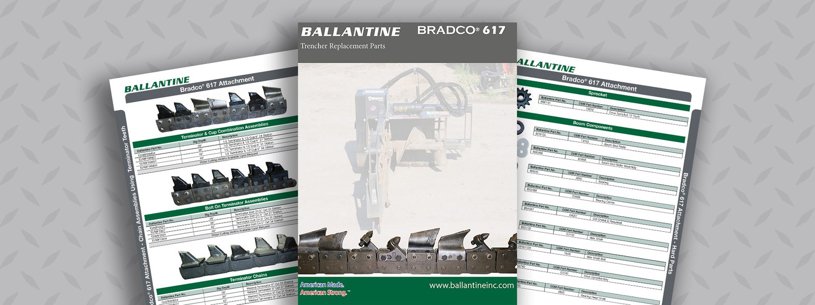 Bradco 617 Trencher Parts Catalog 2019 Trencher-Image