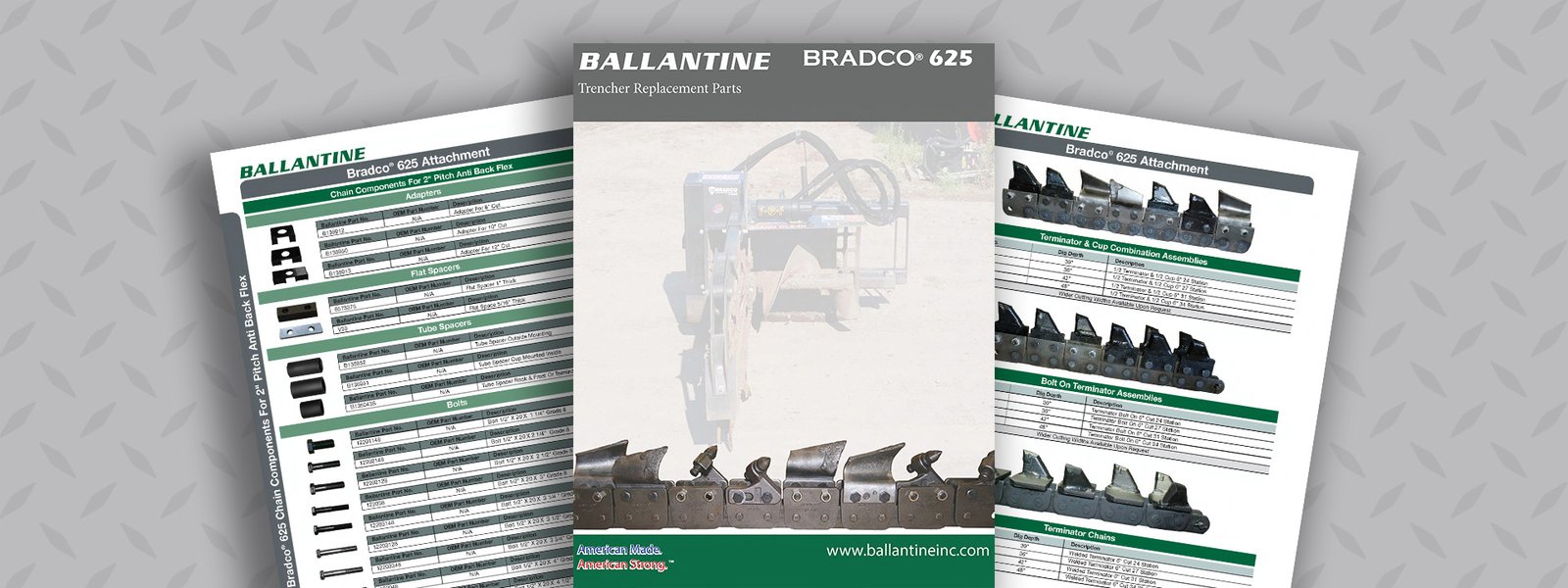 Bradco 625 Trencher Parts Catalog 2019 Trencher-Image