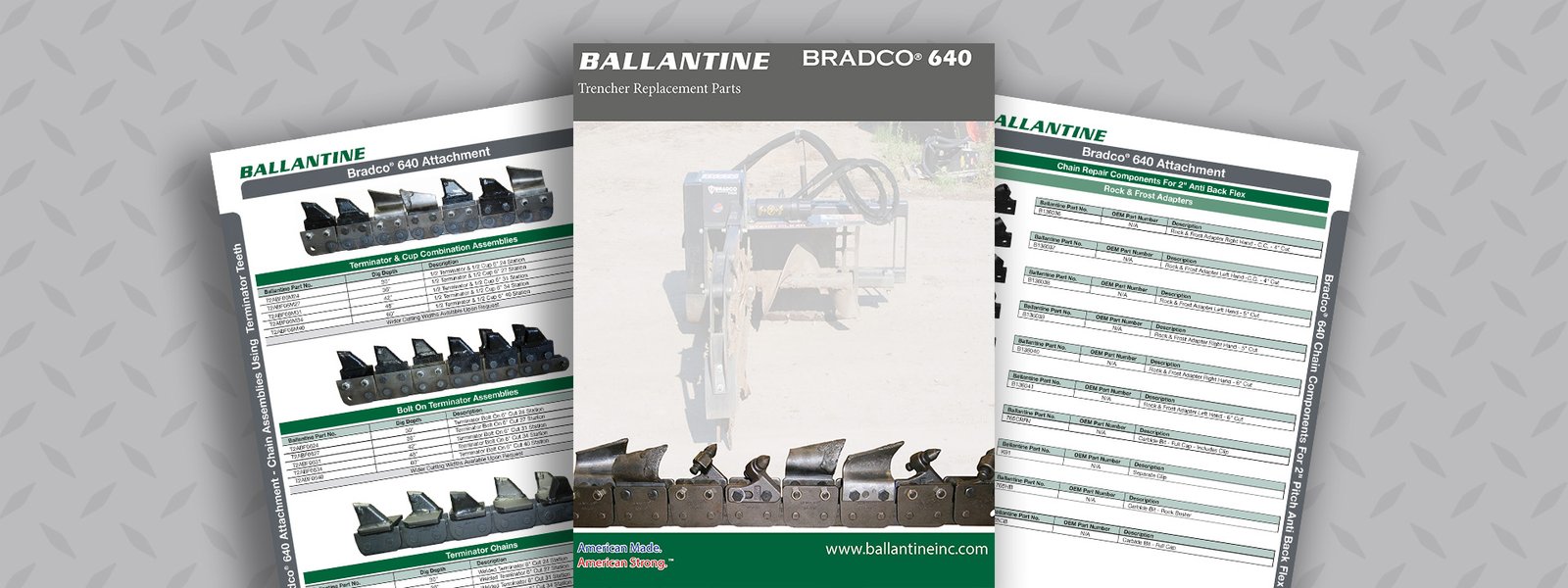 Bradco 640 Trencher Parts Catalog 2019 Trencher-image